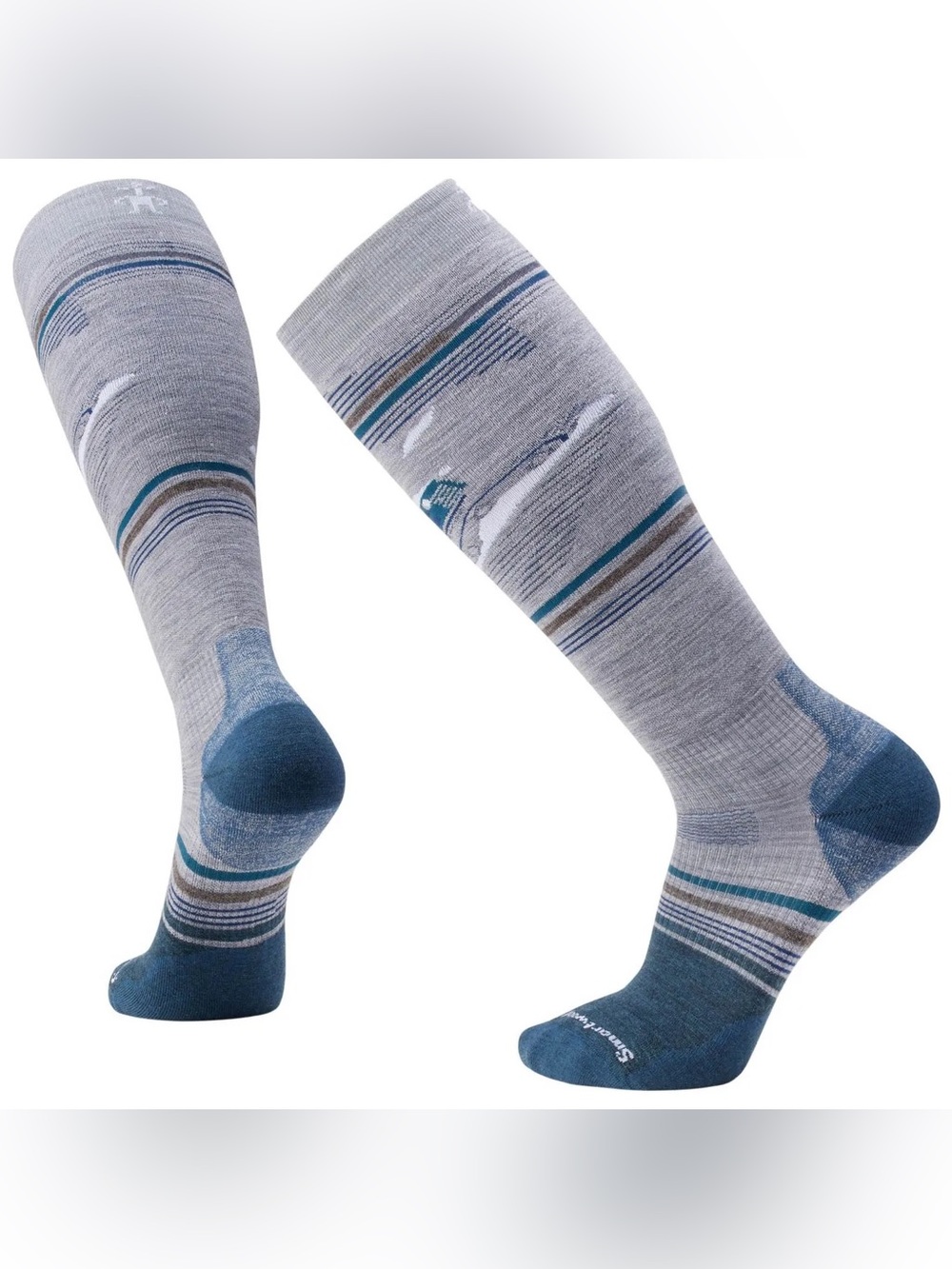 NWT 2 Pairs of SmartWool Snowboard Targeted Cushion Over The Calf Socks.